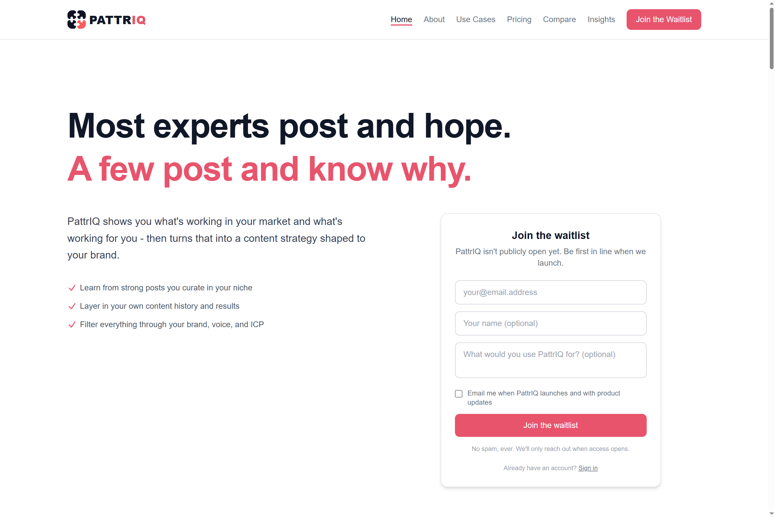 Content pattern intelligence for creators